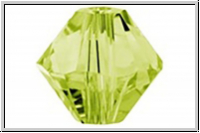 Swarovski Bicone 5328, 4mm, 252 - light olivine, 25 Stk.